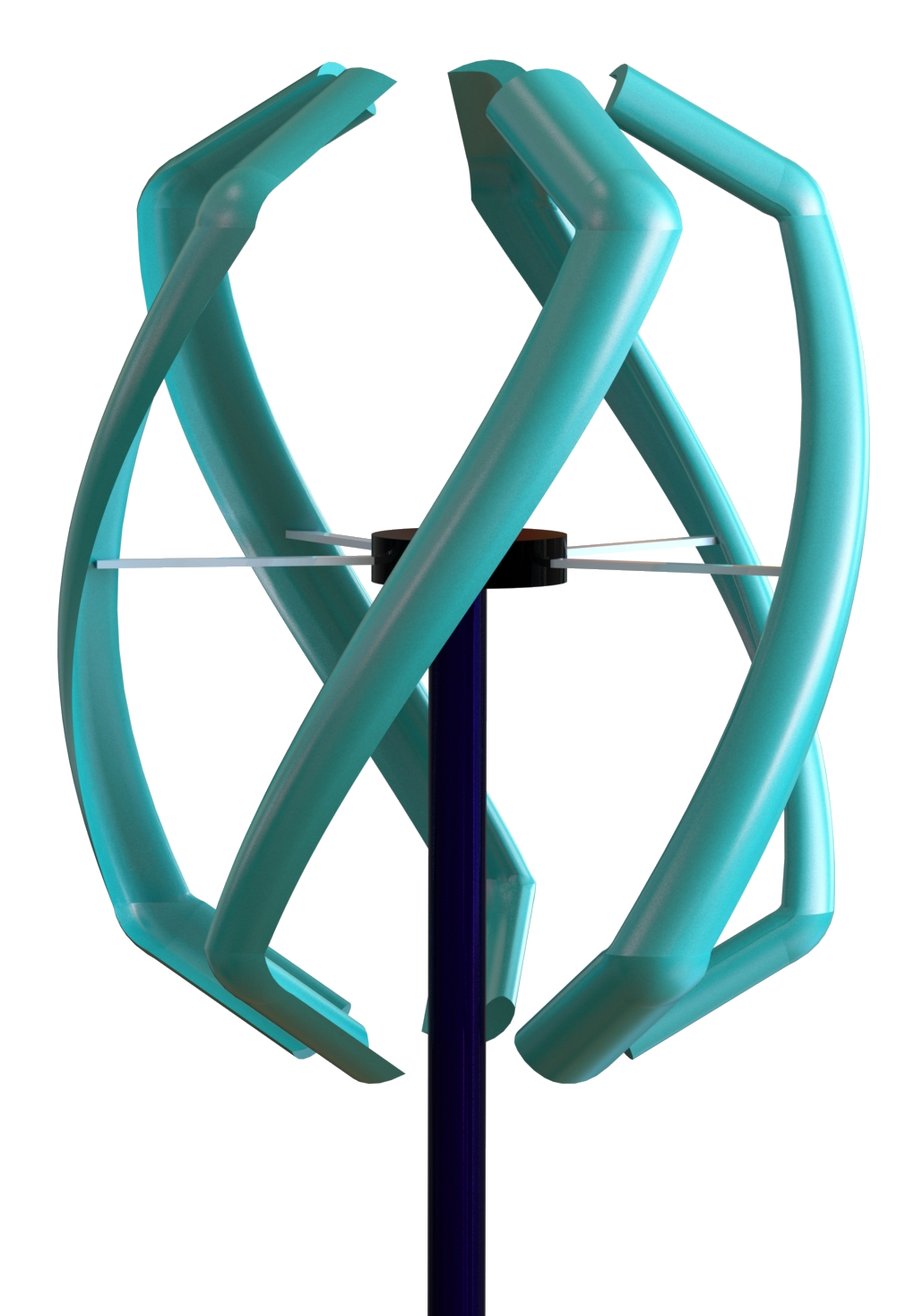 Windcredible urban wind turbine azul